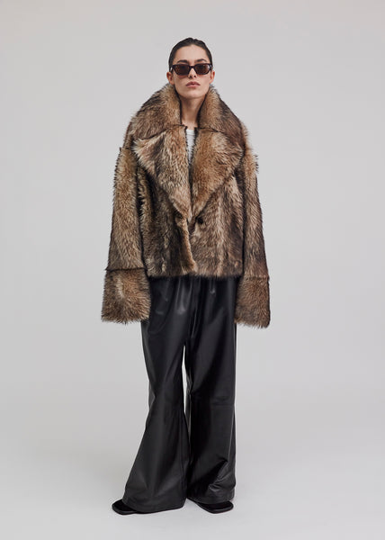 JALO Shearling Jacket | UTZON CPH | Hand Painted Coyote