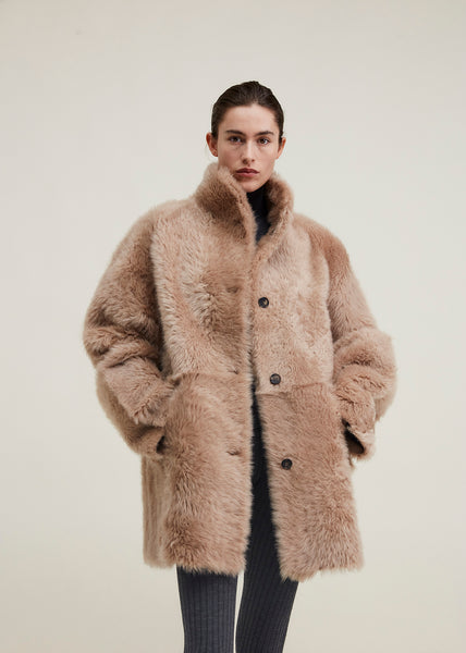 THE TOE CHAMBÉRY STANDNECK コート S THE TOE CHAMBRY STANDNECK COAT S gray
